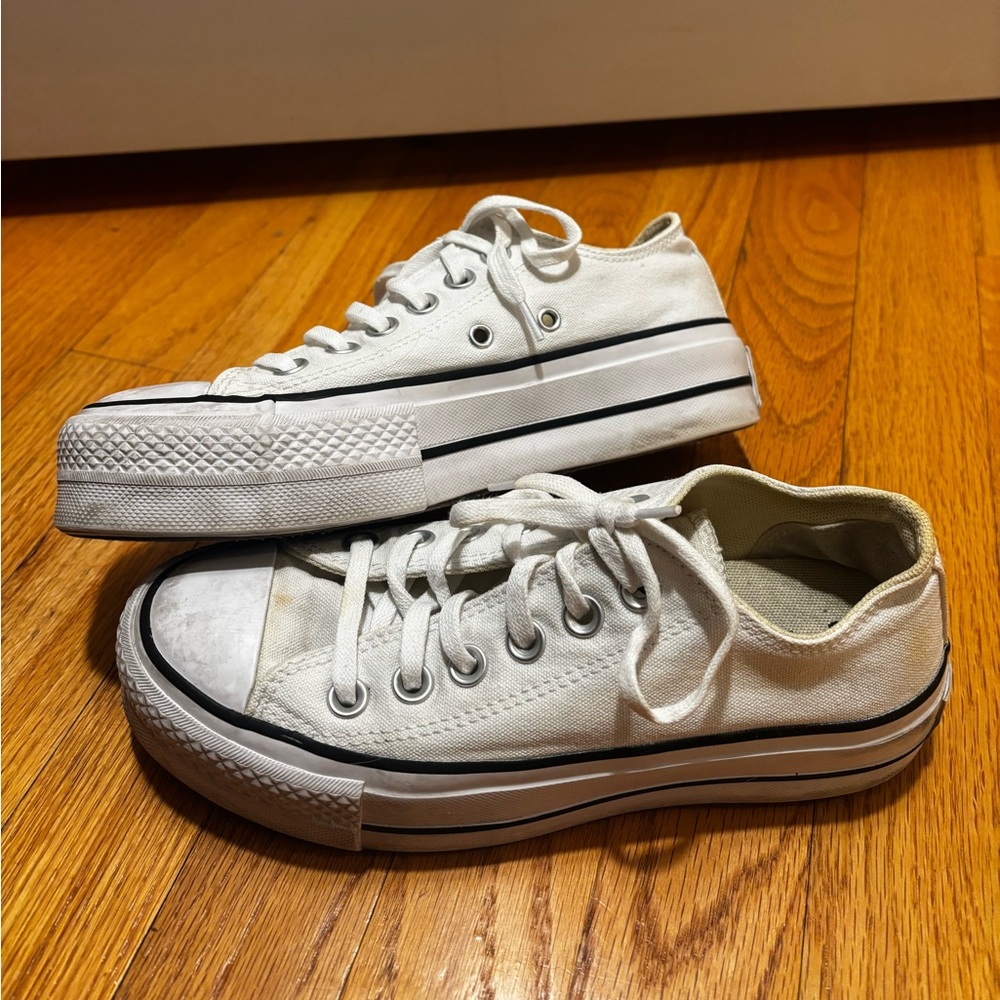 All White Converse All Star